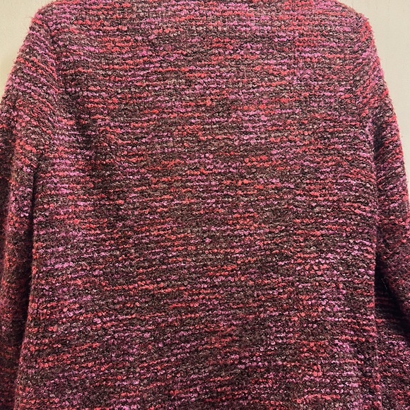 Anthropologie Draper’s & Damon’s Tweed Jacket Multi-Color Boucle Petites Medium - Picture 7 of 10